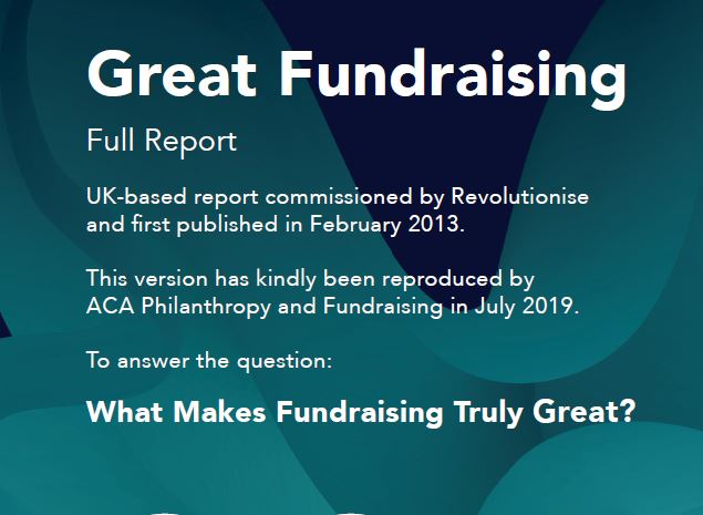 What makes fundraising truly great